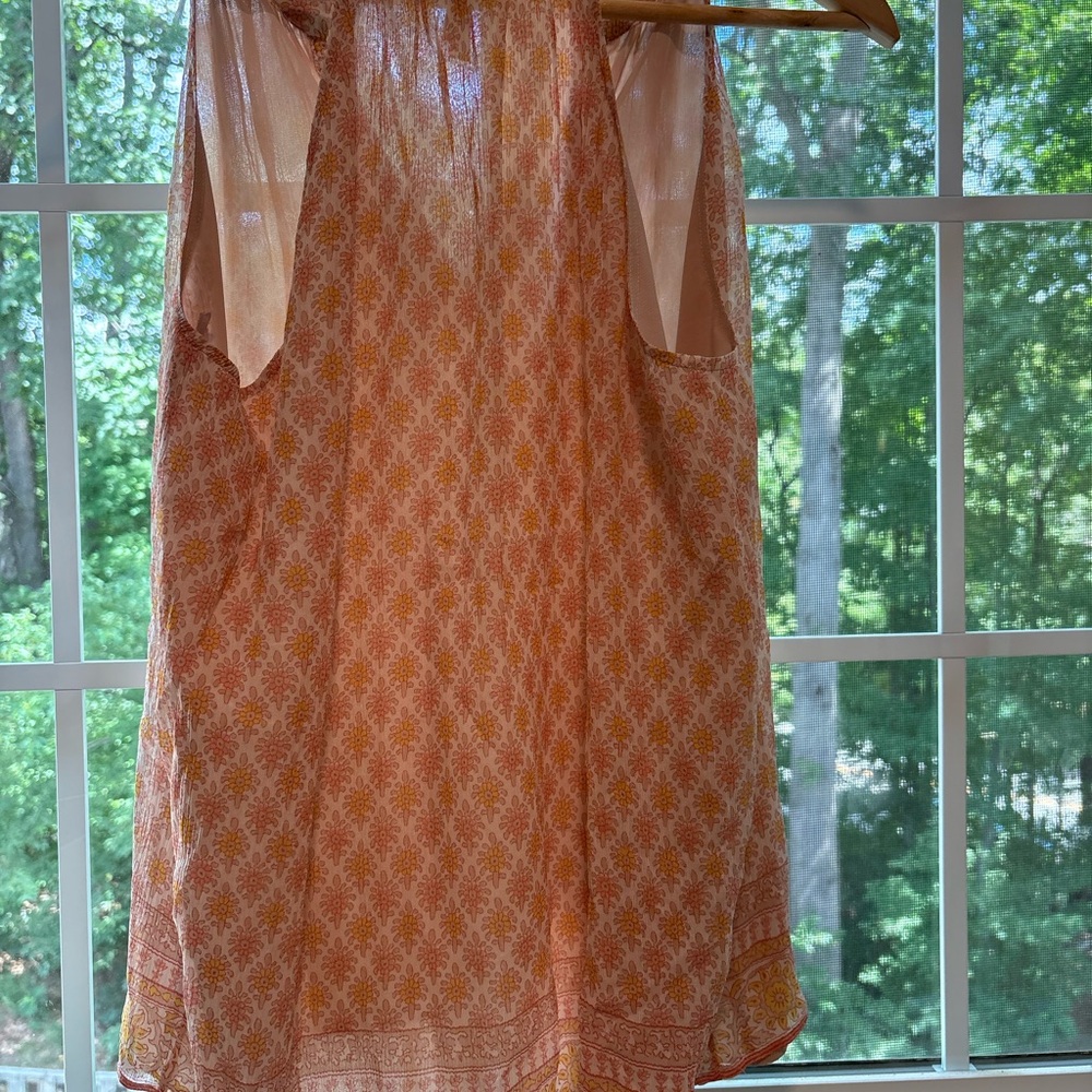 Joie Sleeveless V-Neck Printed Tank Top Size S - Picture 3 of 6